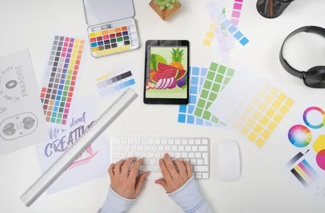 Graphic design for brands, print, and social media